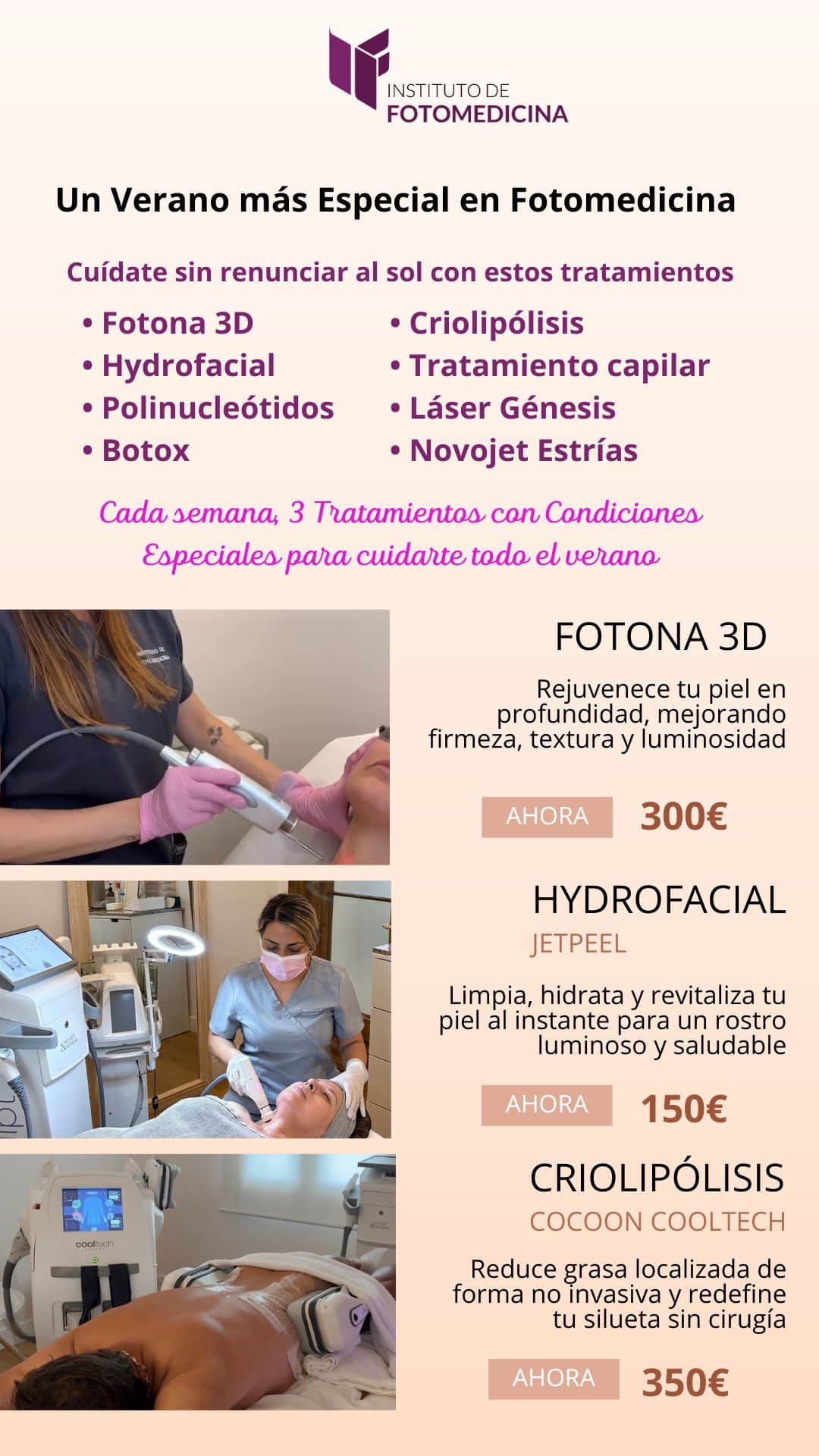 Un Verano mas Especial en Fotomedicina 1